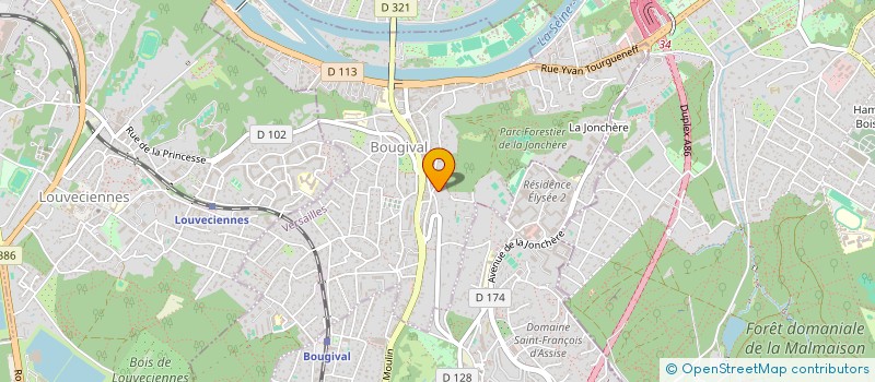 localisation de l'entreprise NAYA ENGINEERING  BOUGIVAL