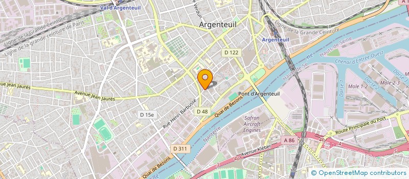 localisation de l'entreprise NAYA GROUP  ARGENTEUIL