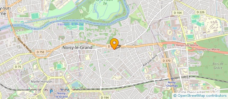localisation de l'entreprise NAYA IMMOS à NOISY-LE-GRAND
