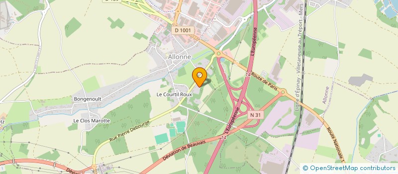 localisation de l'entreprise NAYA MOON 2021  ALLONNE