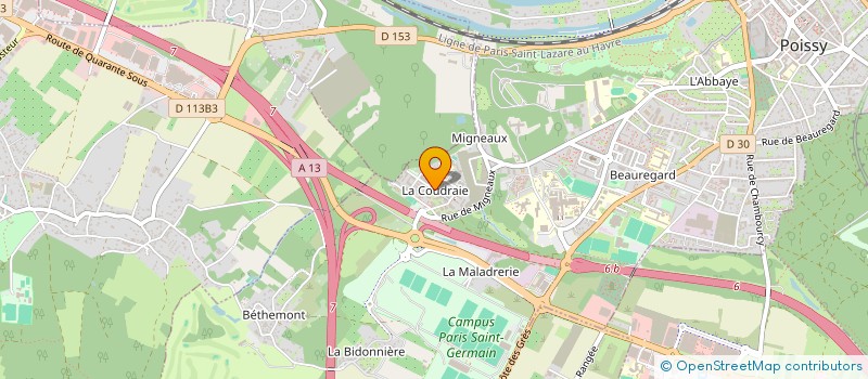 localisation de l'entreprise NAYA NAIM  POISSY