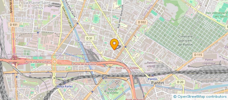 localisation de l'entreprise NAYA SENIORS  AUBERVILLIERS