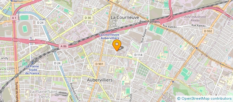 localisation de l'entreprise NAYAAB à LA COURNEUVE