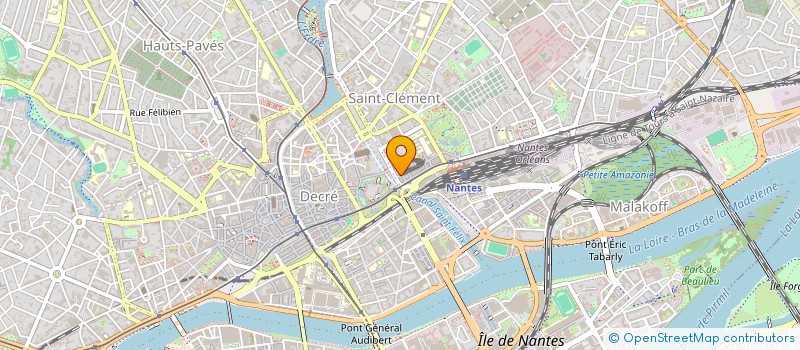 localisation de l'entreprise NAYACOM à NANTES