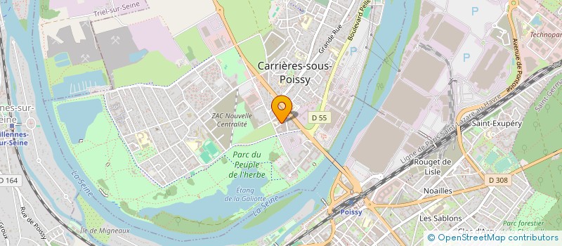 localisation de l'entreprise NAYAH DESIGN à CARRIERES-SOUS-POISSY