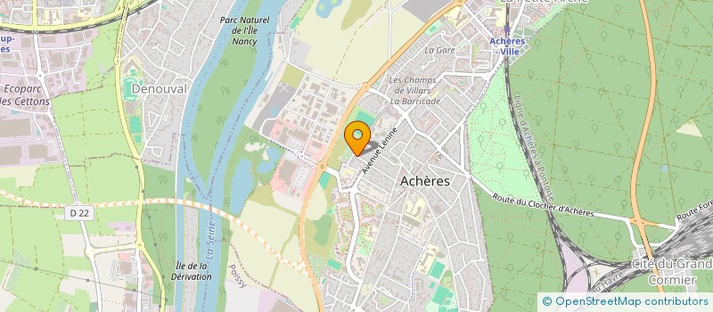 localisation de l'entreprise NAYAH EVENTS  ACHERES