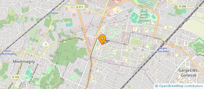 localisation de l'entreprise NAYAI  SARCELLES