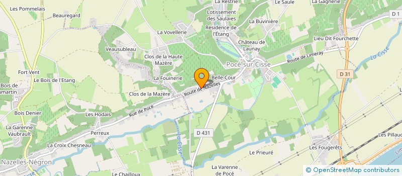 localisation de l'entreprise NAYANA  POCE-SUR-CISSE