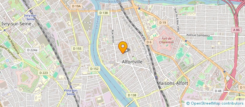 localisation de l'entreprise NAYANA IMMOBILIER à ALFORTVILLE