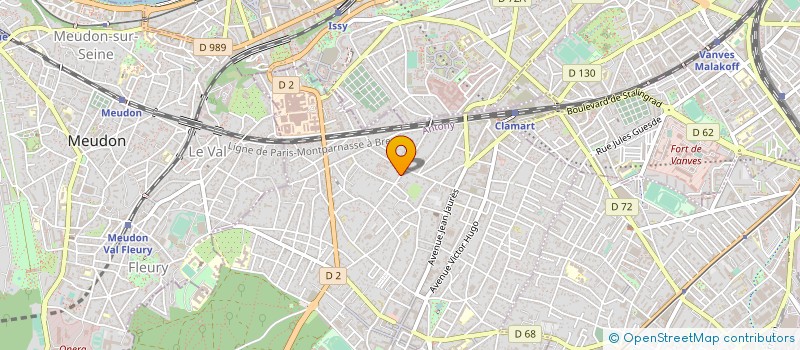 localisation de l'entreprise NAYAT à CLAMART