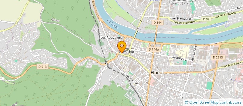 localisation de l'entreprise NAYDA  ELBEUF