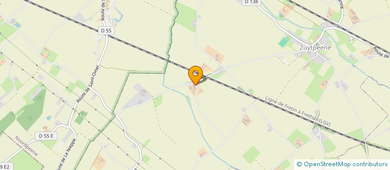 localisation de l'entreprise NAYE  ZUYTPEENE