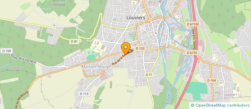 localisation de l'entreprise NAYIR 27 à LOUVIERS
