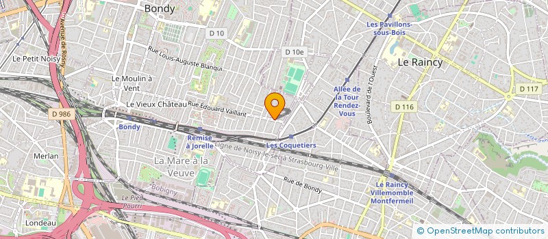 localisation de l'entreprise NAYIR NOLAMAZ  BONDY