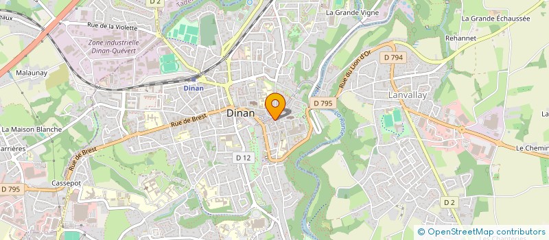 localisation de l'entreprise NAYL CREATIONS à DINAN