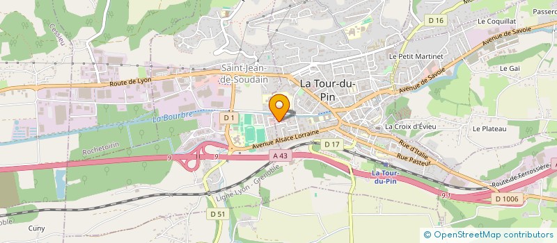 localisation de l'entreprise NAYLI  LA TOUR-DU-PIN