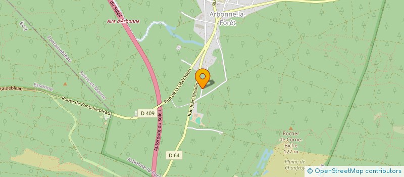 localisation de l'entreprise NAYM VTC  ARBONNE-LA-FORET