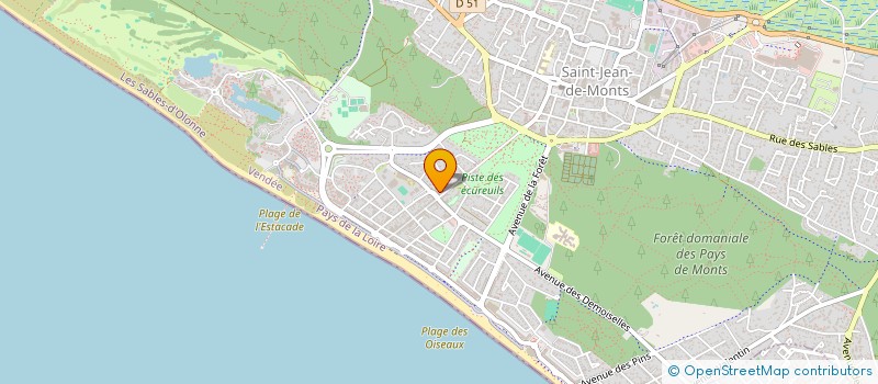 localisation de l'entreprise NAYME123  SAINT-JEAN-DE-MONTS