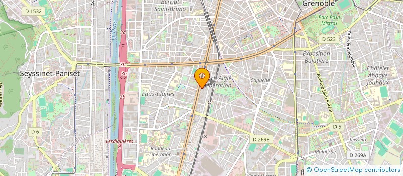 localisation de l'entreprise NAYMO à GRENOBLE