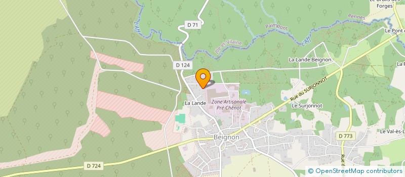 localisation de l'entreprise NAYOB INVESTISSEMENT  BEIGNON