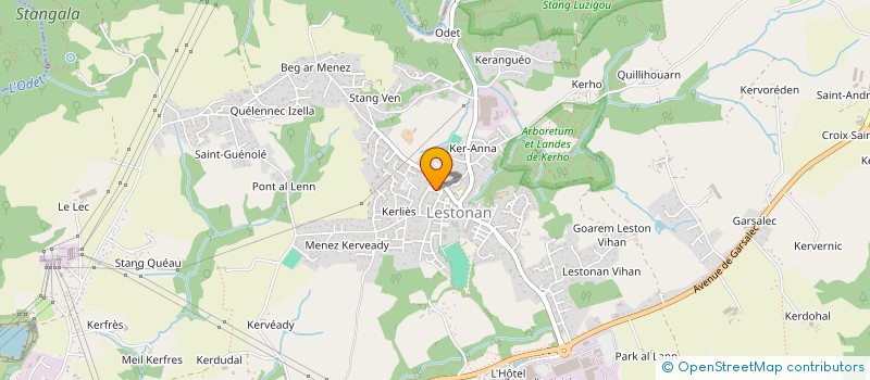 localisation de l'entreprise NAYOSI  ERGUE-GABERIC