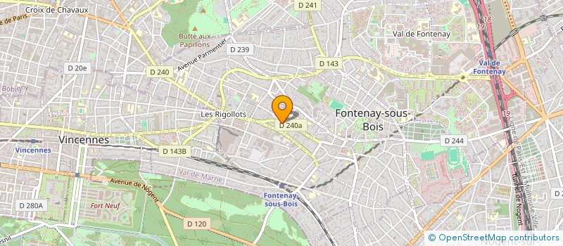 localisation de l'entreprise NAYRA à FONTENAY-SOUS-BOIS