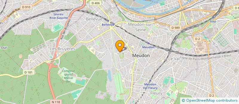 localisation de l'entreprise NAYRIS à MEUDON