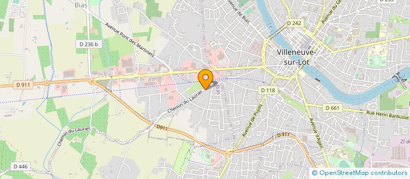 localisation de l'entreprise NAYROLLES ET FILS à BIAS