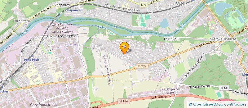 localisation de l'entreprise NAYSAB CONSULTING  MERY-SUR-OISE