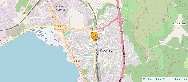 localisation de l'entreprise NAYSS  ROGNAC