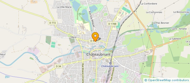 localisation de l'entreprise NAYVO  CHATEAUBRIANT