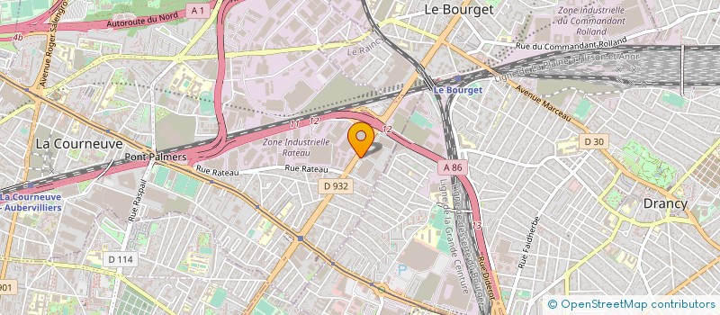 localisation de l'entreprise NAZ à LA COURNEUVE