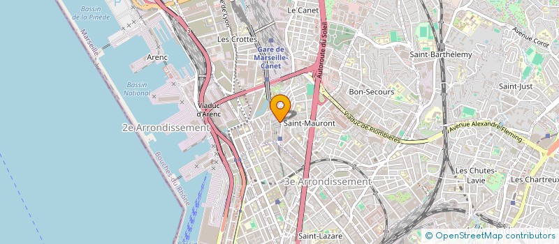 localisation de l'entreprise NAZA à MARSEILLE