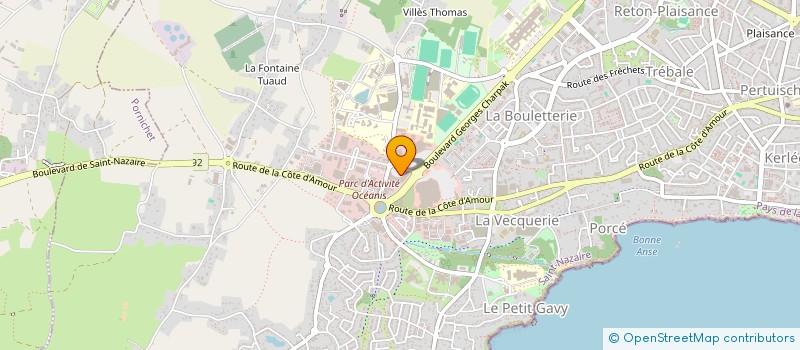 localisation de l'entreprise NAZAIRE à SAINT-NAZAIRE
