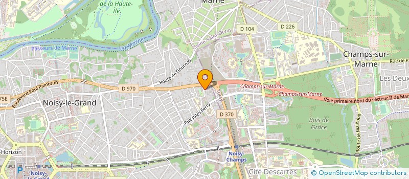 localisation de l'entreprise NAZAK à NOISY-LE-GRAND