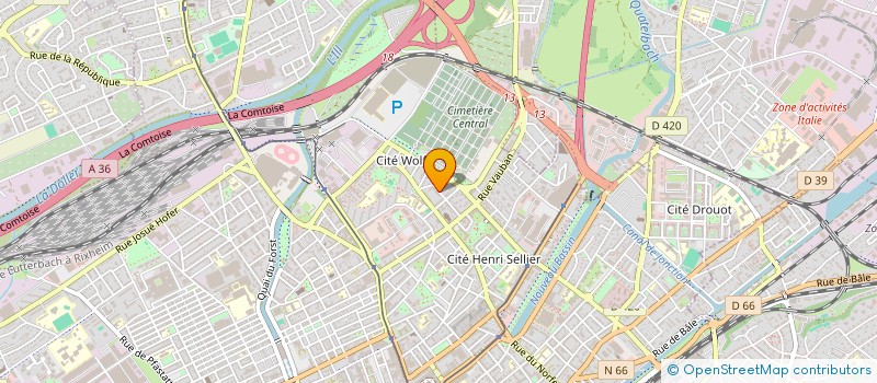 localisation de l'entreprise NAZAR à MULHOUSE