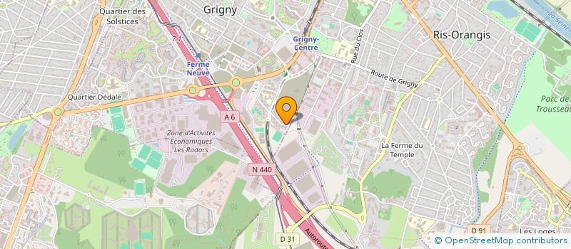 localisation de l'entreprise NAZAR à GRIGNY