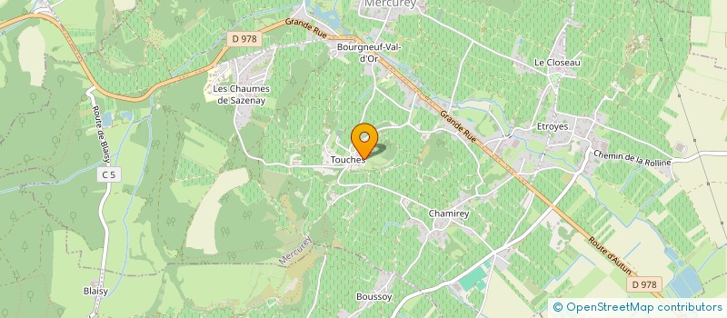 localisation de l'entreprise NAZAR CHALON à GERGY