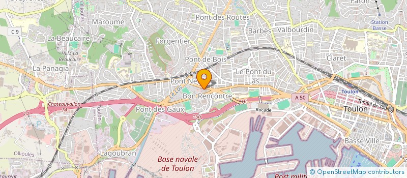 localisation de l'entreprise NAZAR MARKET à TOULON