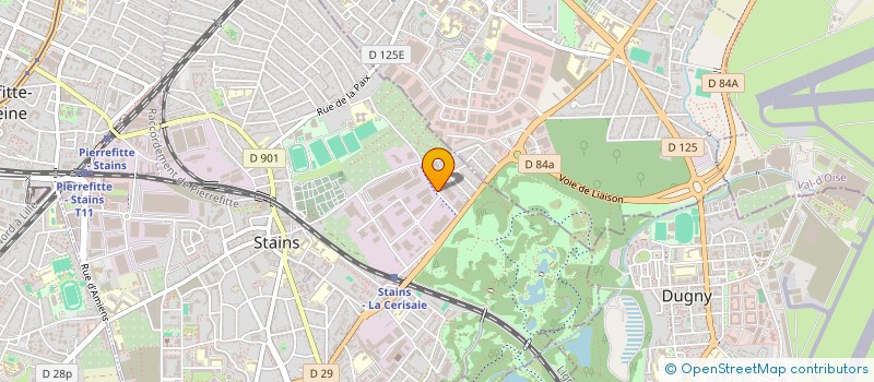 localisation de l'entreprise NAZAR SURGELES à STAINS