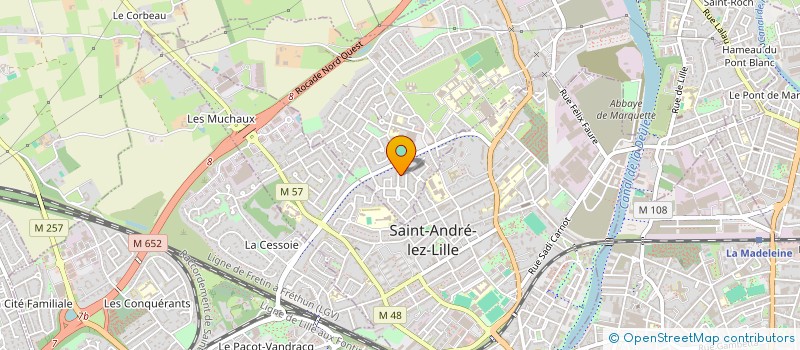 localisation de l'entreprise NAZAR2  MARQUETTE-LEZ-LILLE