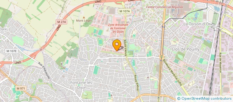 localisation de l'entreprise NAZARE  FONTAINE-LES-DIJON