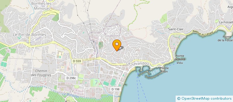 localisation de l'entreprise NAZARE à LE LAVANDOU