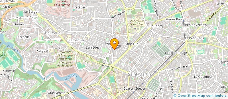 localisation de l'entreprise NAZARE à BREST