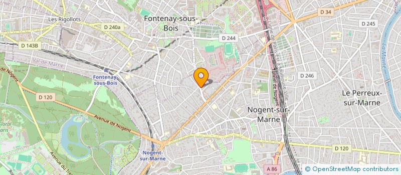 localisation de l'entreprise NAZARUS CONSULTING  NOGENT-SUR-MARNE