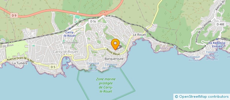 localisation de l'entreprise NAZCA IMMO  CARRY-LE-ROUET