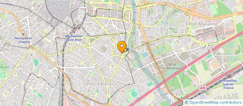 localisation de l'entreprise NAZIM à MONTPELLIER