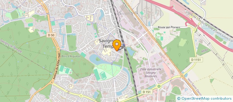 localisation de l'entreprise NAZOYO.K SARL  SAVIGNY-LE-TEMPLE