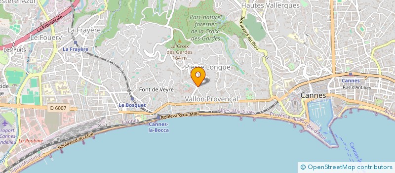 localisation de l'entreprise NAZZARENA à CANNES