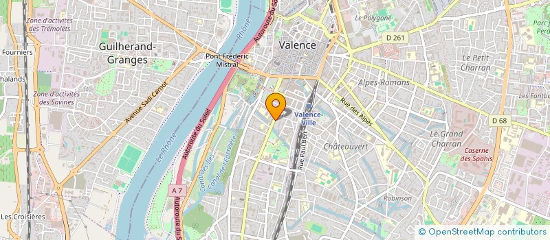 localisation de l'entreprise NB 07  VALENCE